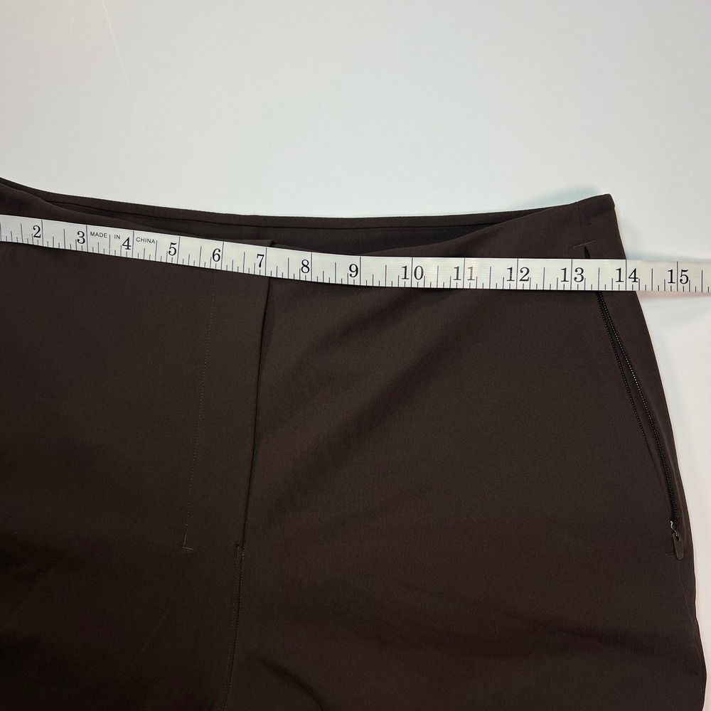 Lululemon Smooth Fit Pull-On High-Rise Cropped Pants Women 8 Java Brown LW6CA1S - Picture 4 of 10